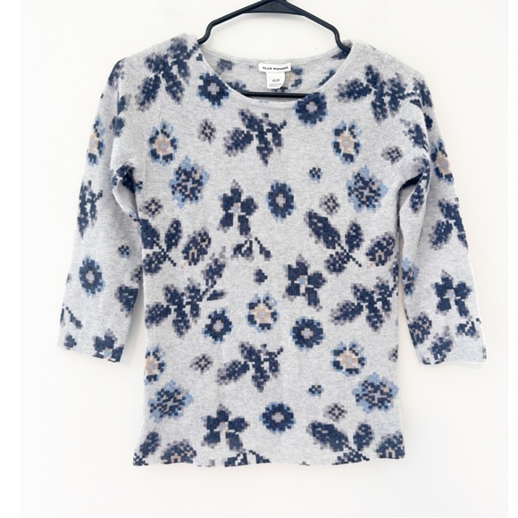 Club Monaco Wool Alpaca Floral Sweater XS - Picture 1 of 4